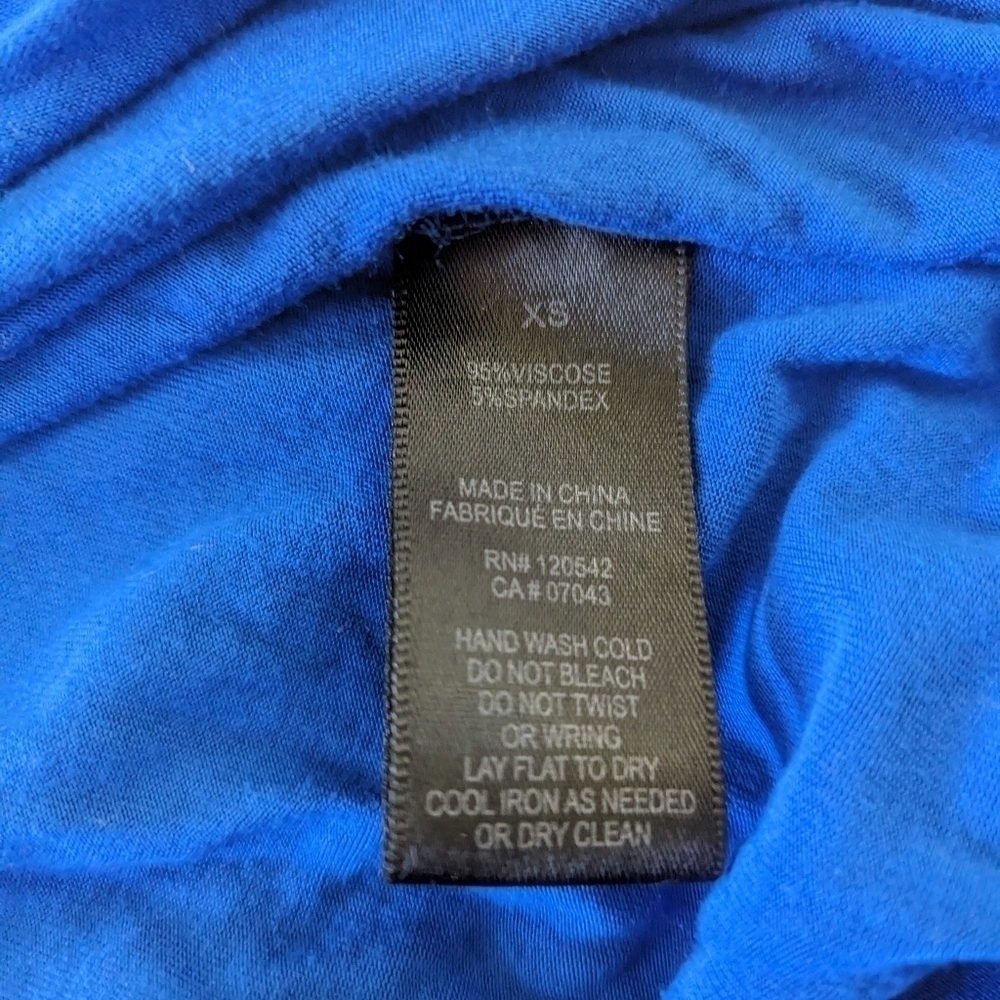 EUC Felicity & Coco Blue Ruffle High/Low Dress XS - Picture 3 of 6